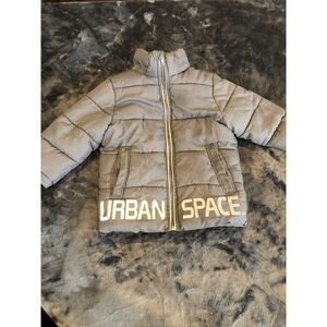 H&M boys size 4 to 5 years Jacket 4t 5t gray urban space